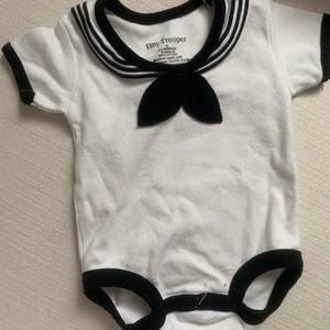 NWOT baby Navy uniform onesie